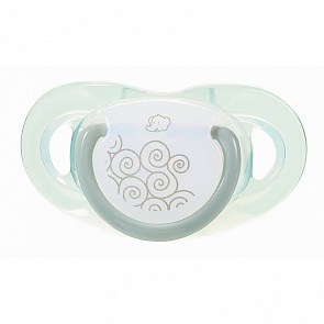 Комплект из 2 латексных пустышек Physio Dummlles с кольцом и минимальной толщиной у основания 5 мм., размер T1, 6-18 мес. (Bebe Confort, 30000708)